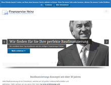 Tablet Screenshot of baufinanzierung-heinz.de